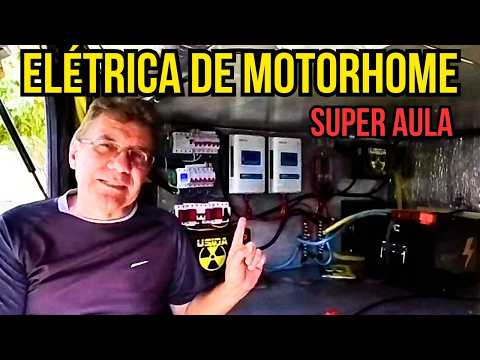 Montagem Completa do Painel Elétrico de Motorhome